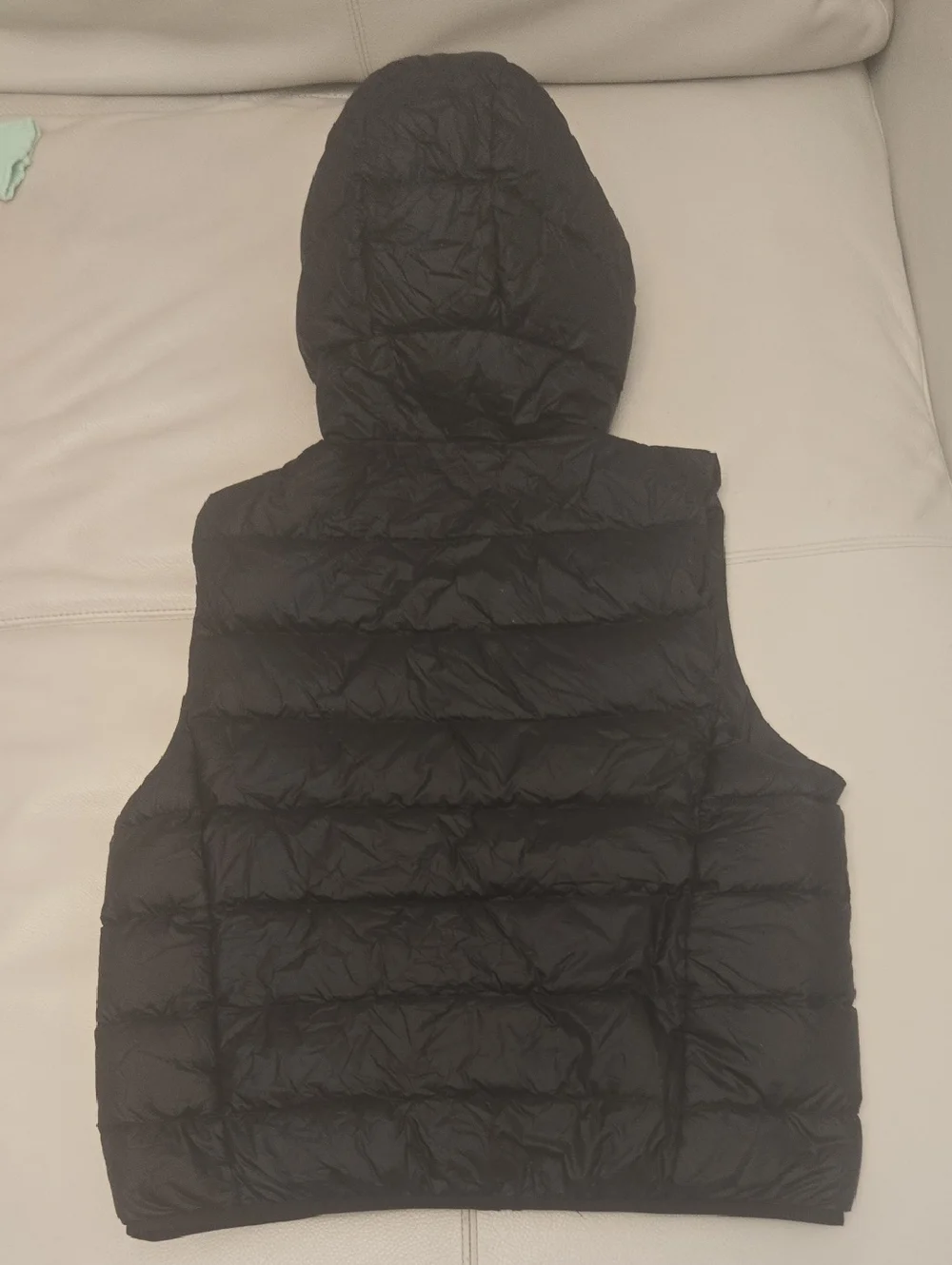 Aritzia TNA The New Little Puff Packable Hooded Down Jacket Black M - Picture 3 of 9